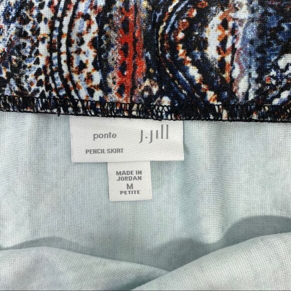 J. Jill Ponte Pencil Skirt size Medium - Picture 3 of 6